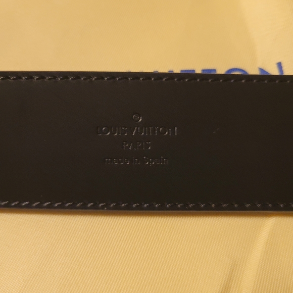 Authentic Louis Vuitton Damier Graphite Belt 40 inch CT3078 - Picture 7 of 7